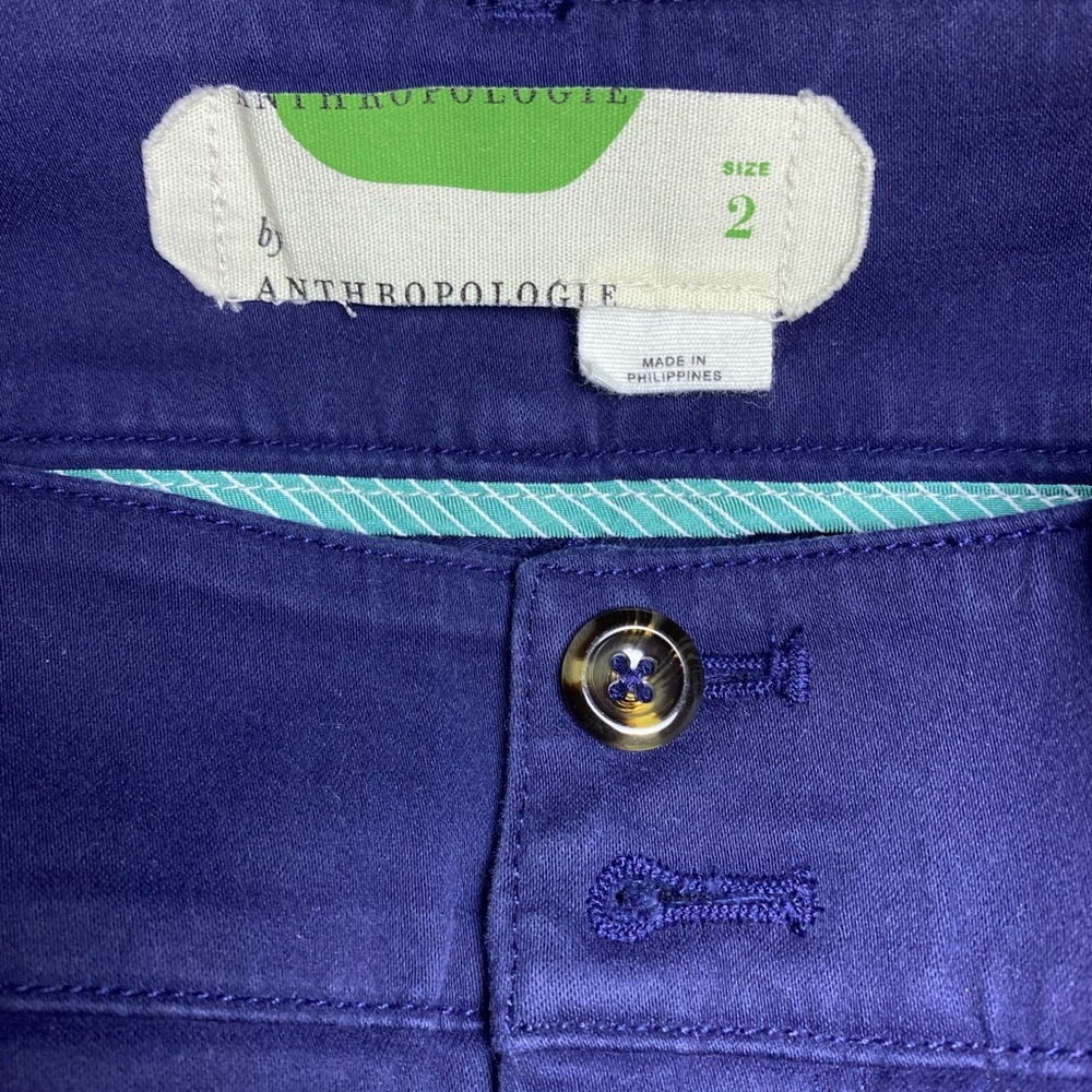Anthropologie Dark Blue Skinny Jeans - Picture 6 of 8